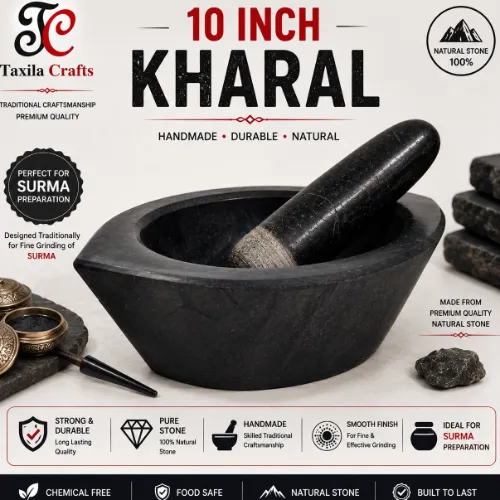 10″ Taxila Black Stone Kharal