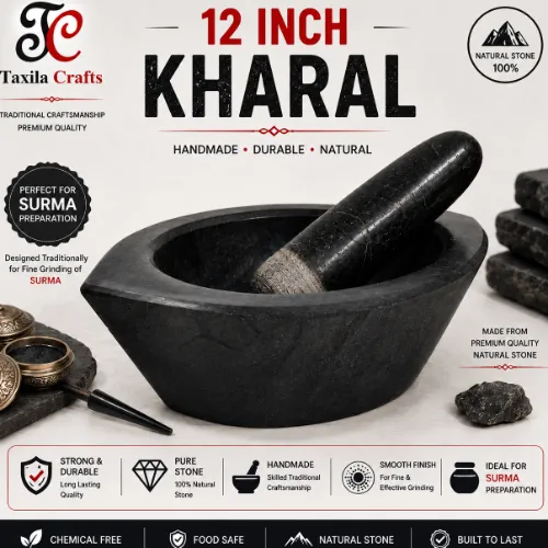 12″ Taxila Black Stone Kharal