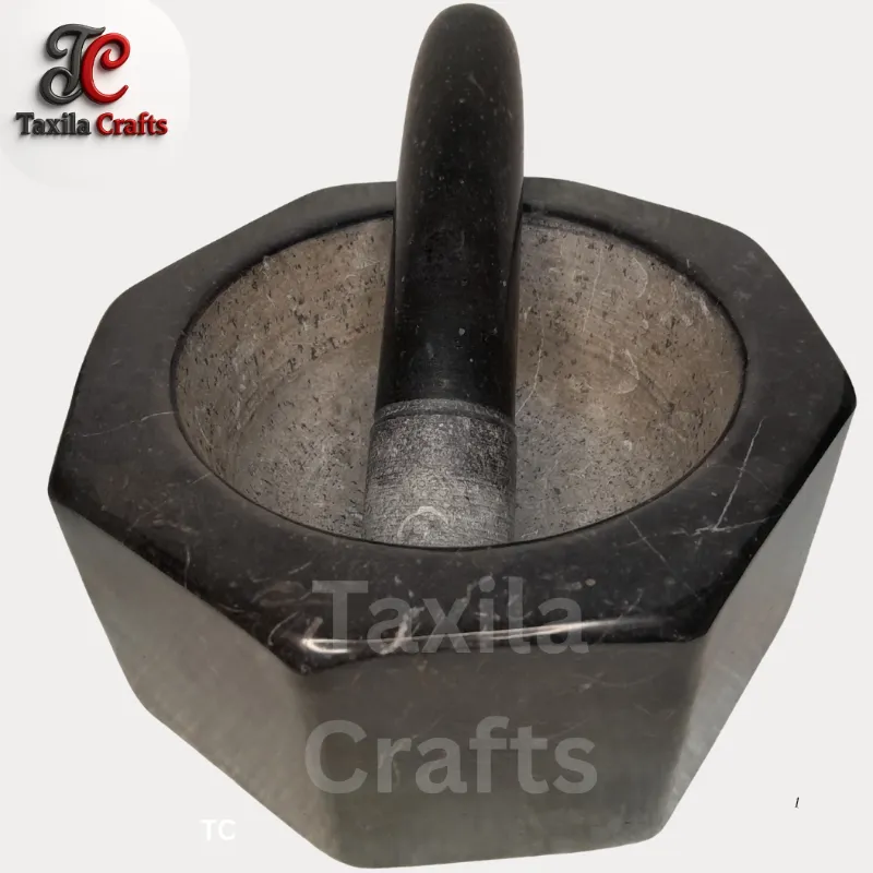 Taxila Hills Black Stone 9″ Crystal Chattu Watta M