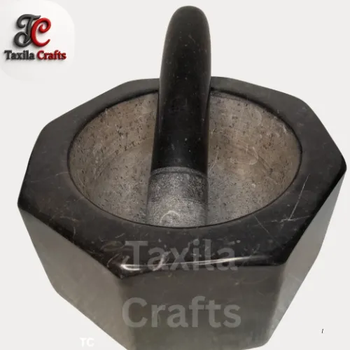 Taxila Hills Black Stone 9″ Crystal Chattu Watta M - Product Image